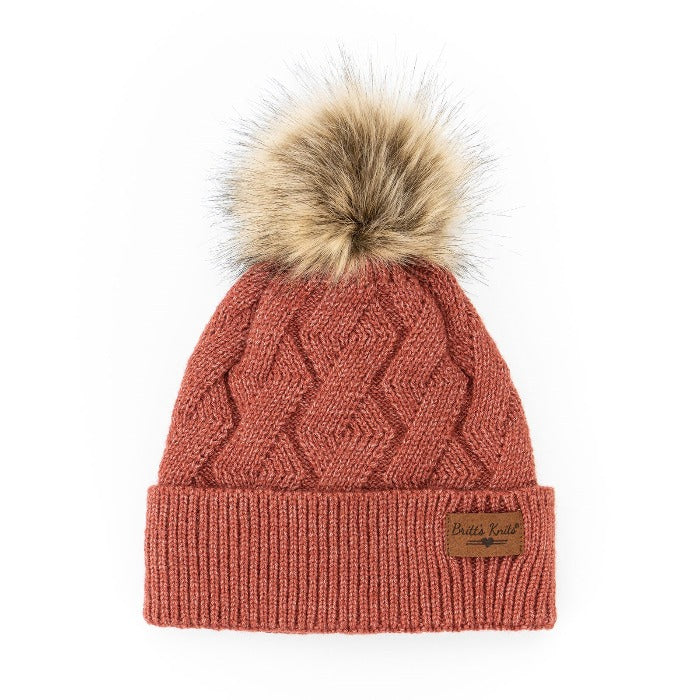 Britt's Knits Plush-Lined Pom Hat – FrouFrou Couture